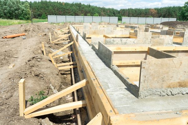 Footer Installation in Forney