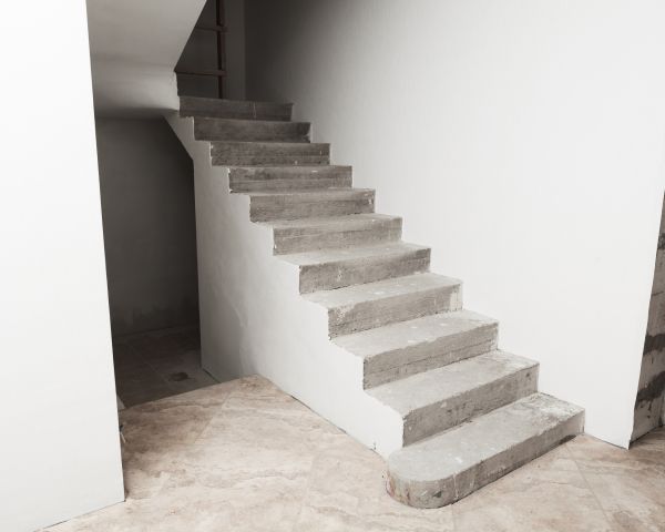 Cement Step Installation in Forney