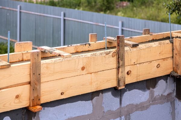 Poured Wall Construction in Forney