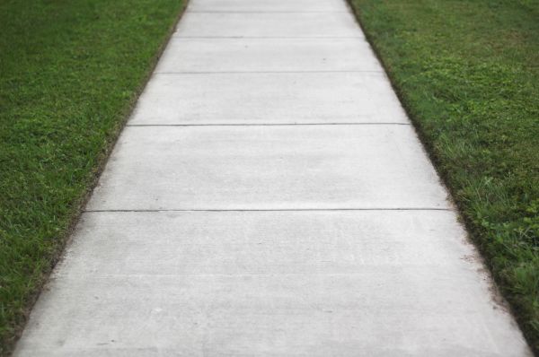 Sidewalk Concrete Construction in Forney