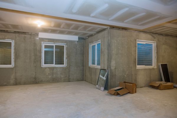 Basement Concrete Installation in Forney