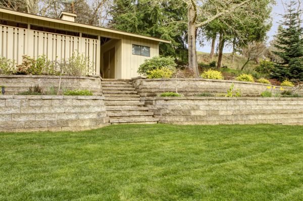 Retaining Wall Construction in Forney
