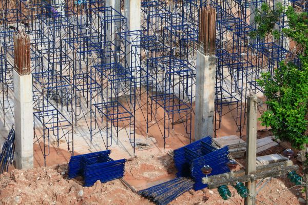 Concrete Pier Construction in Forney