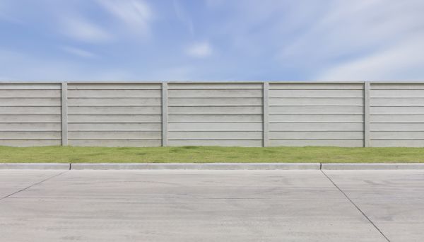 Concrete Fence Installation in Forney
