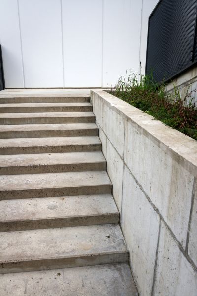 Cement Stair Installation in Forney