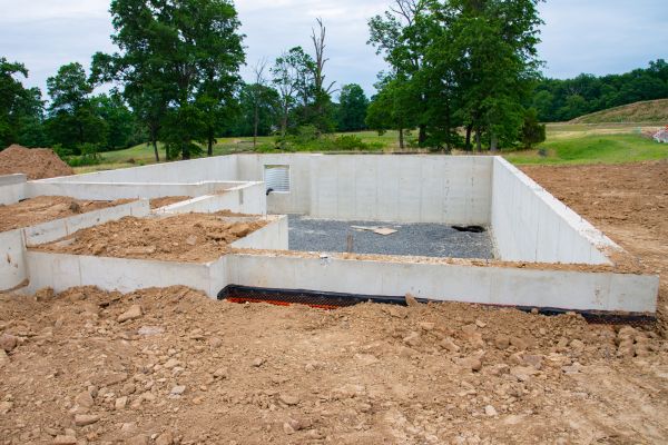 Basement Foundation Pouring in Forney