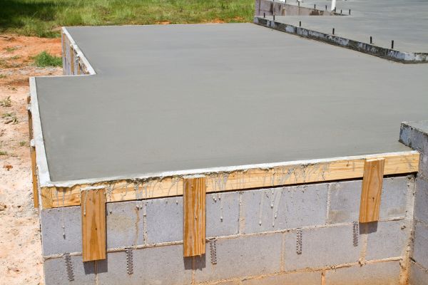 Cost of Concrete Slab Installation in Forney