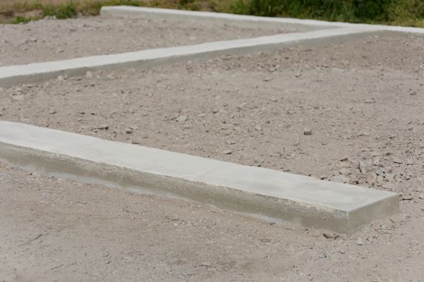 Garage Footing Installation in Forney