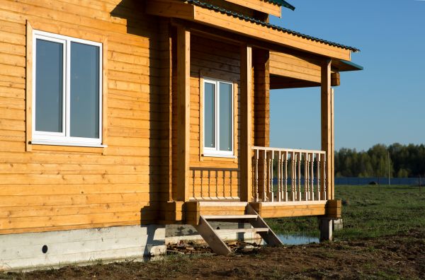 Cabin Footing Construction in Forney