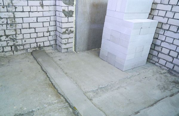 Basement Concrete Construction in Forney