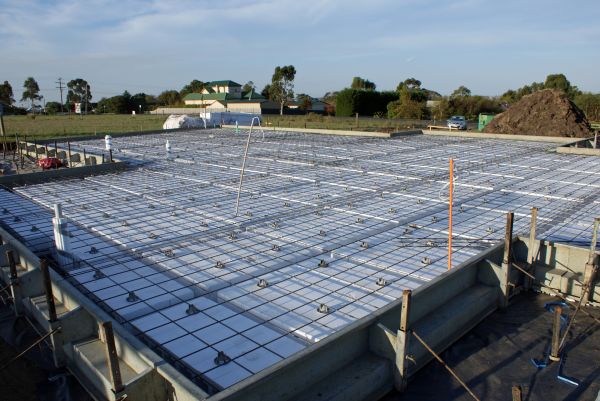 Barn Pad Construction in Forney