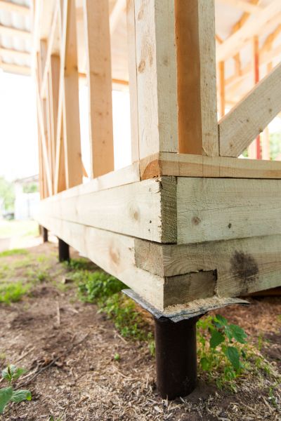 Barn Footing Construction in Forney