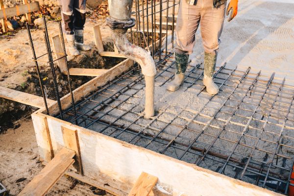Foundation Concrete Pouring in Forney